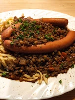 Spätzle Mit Linsen Und Saiten